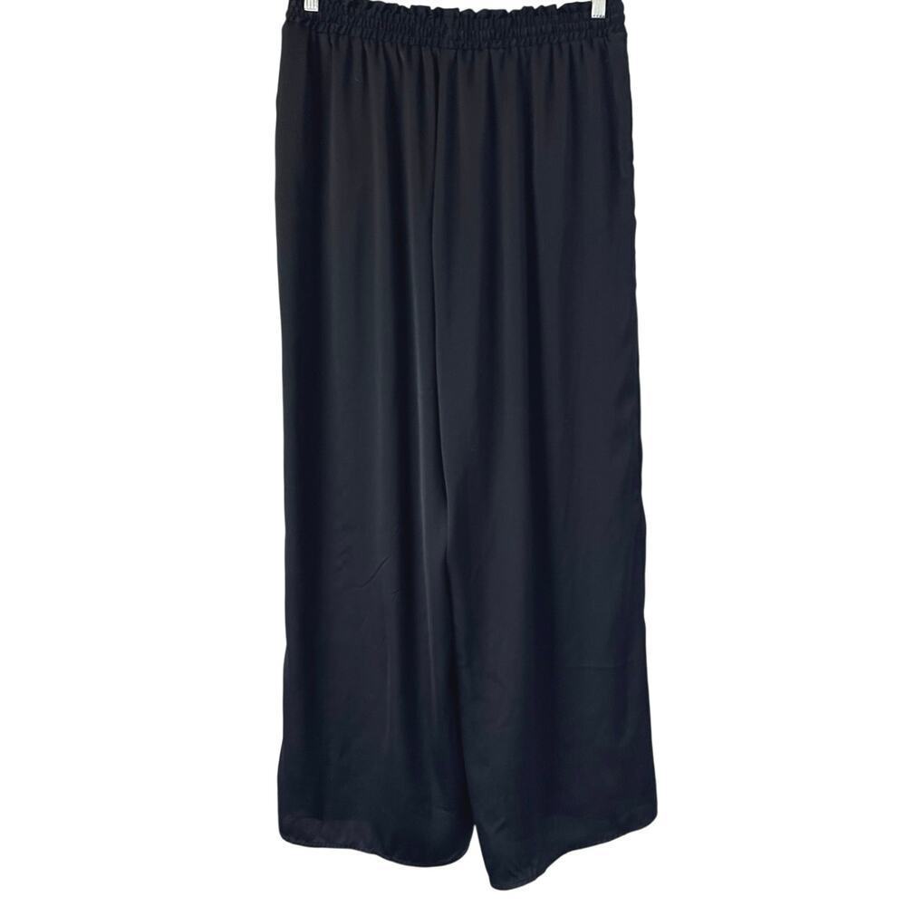 Summersalt The Perfect Palazzo Cover-Up Pant Black Stretch Size L Resortwear - Picture 5 of 7